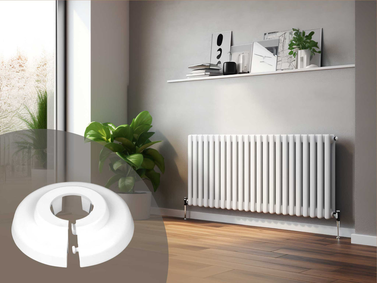 Heizungsrohr Rosetten