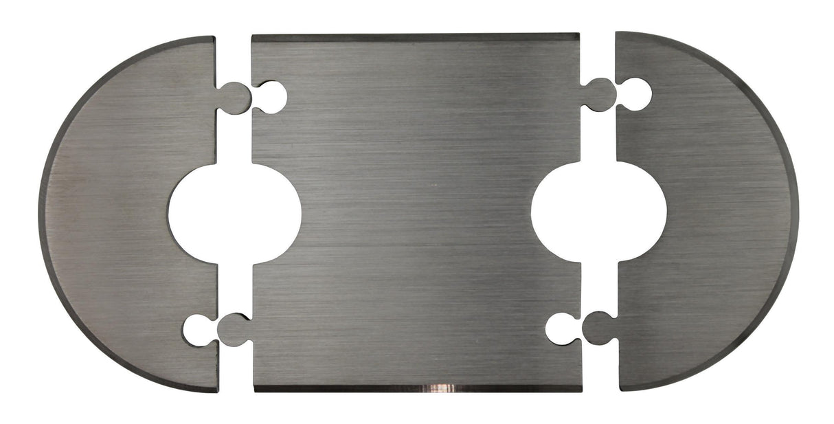 Edelstahlrosette A800