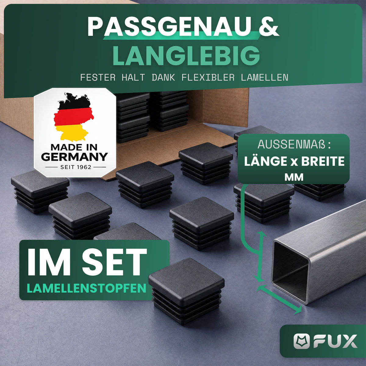 Rohrstopfen Schwarz TV