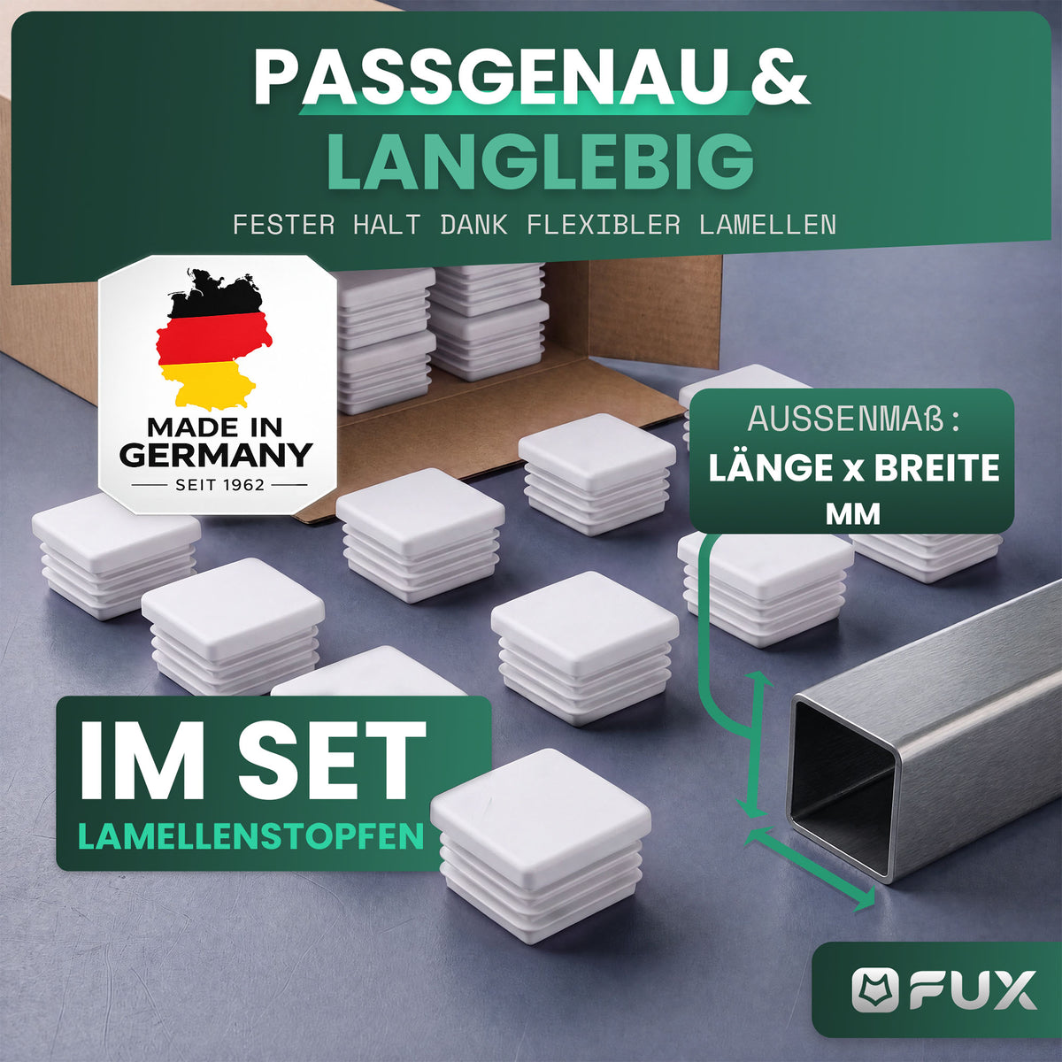 Rohrstopfen Weiß TV