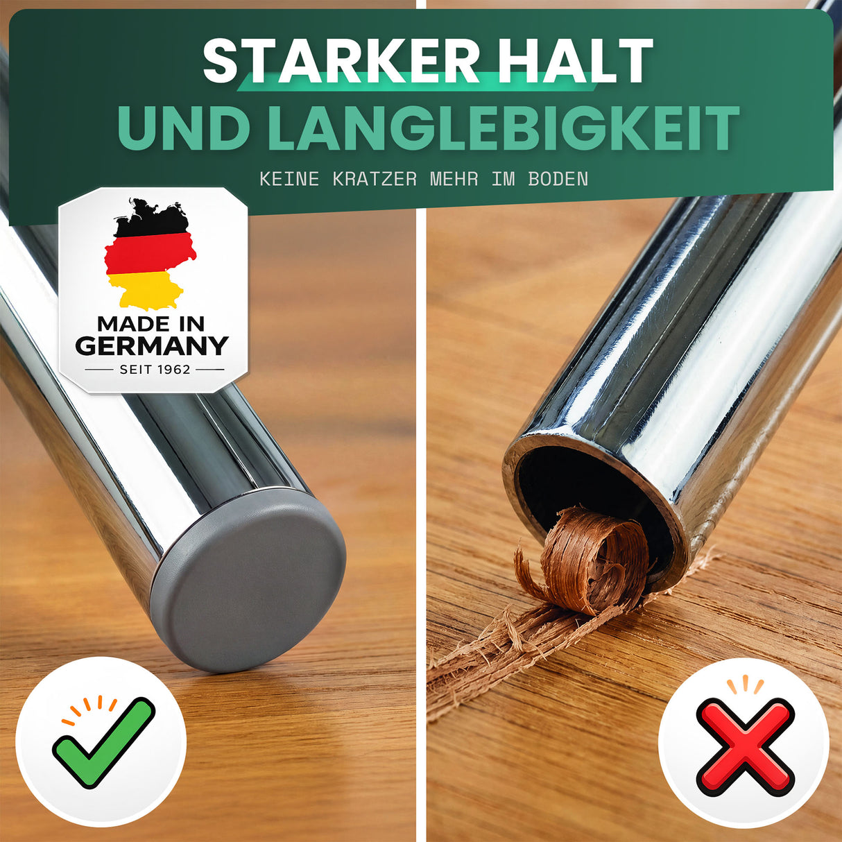 Rohrstopfen Grau GL