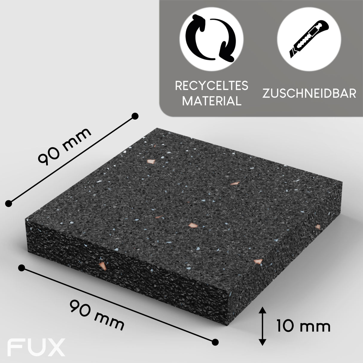 Terrassenpad 90x90mm