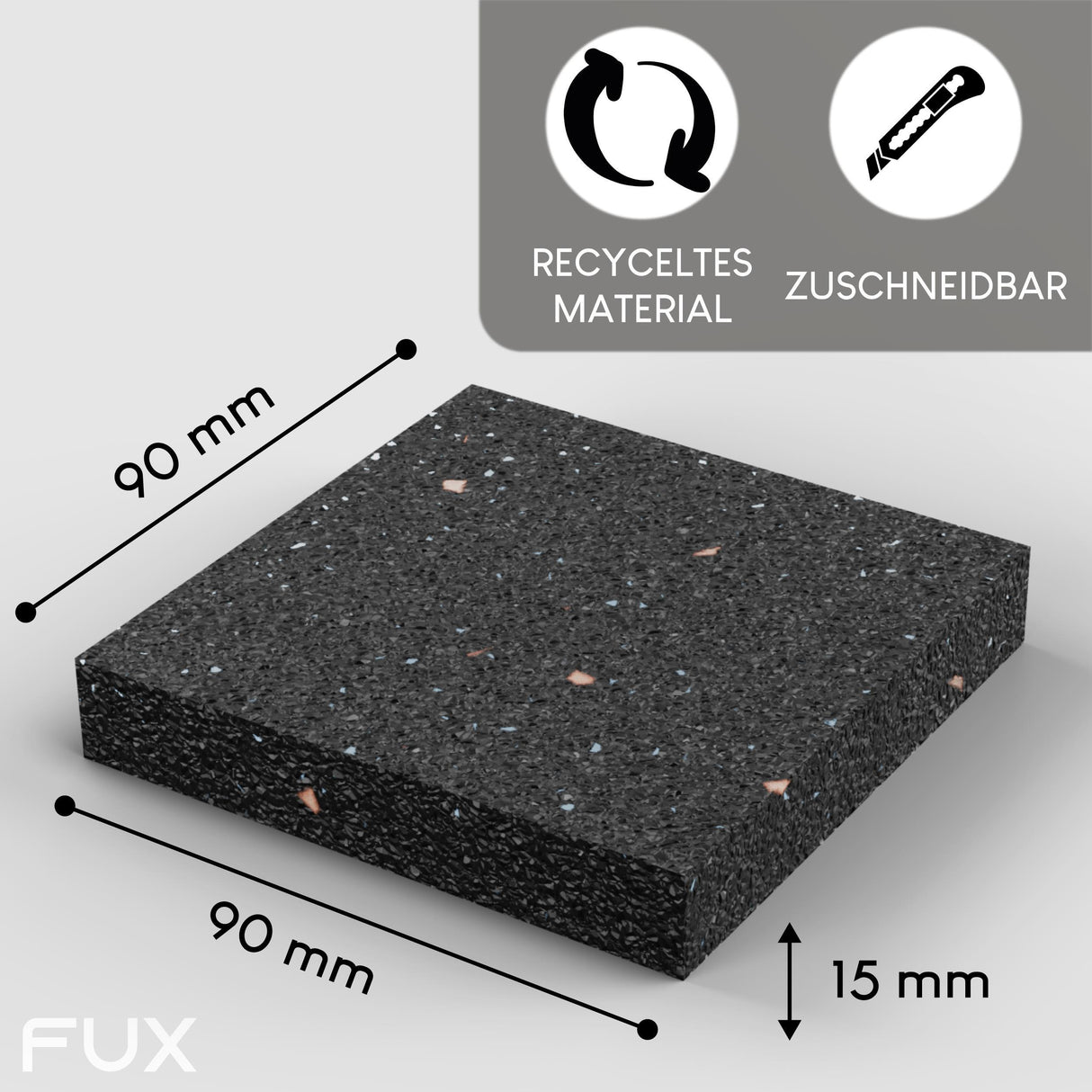 Terrassenpad 90x90mm