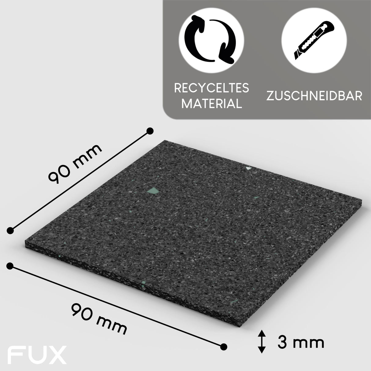 Terrassenpad 90x90mm