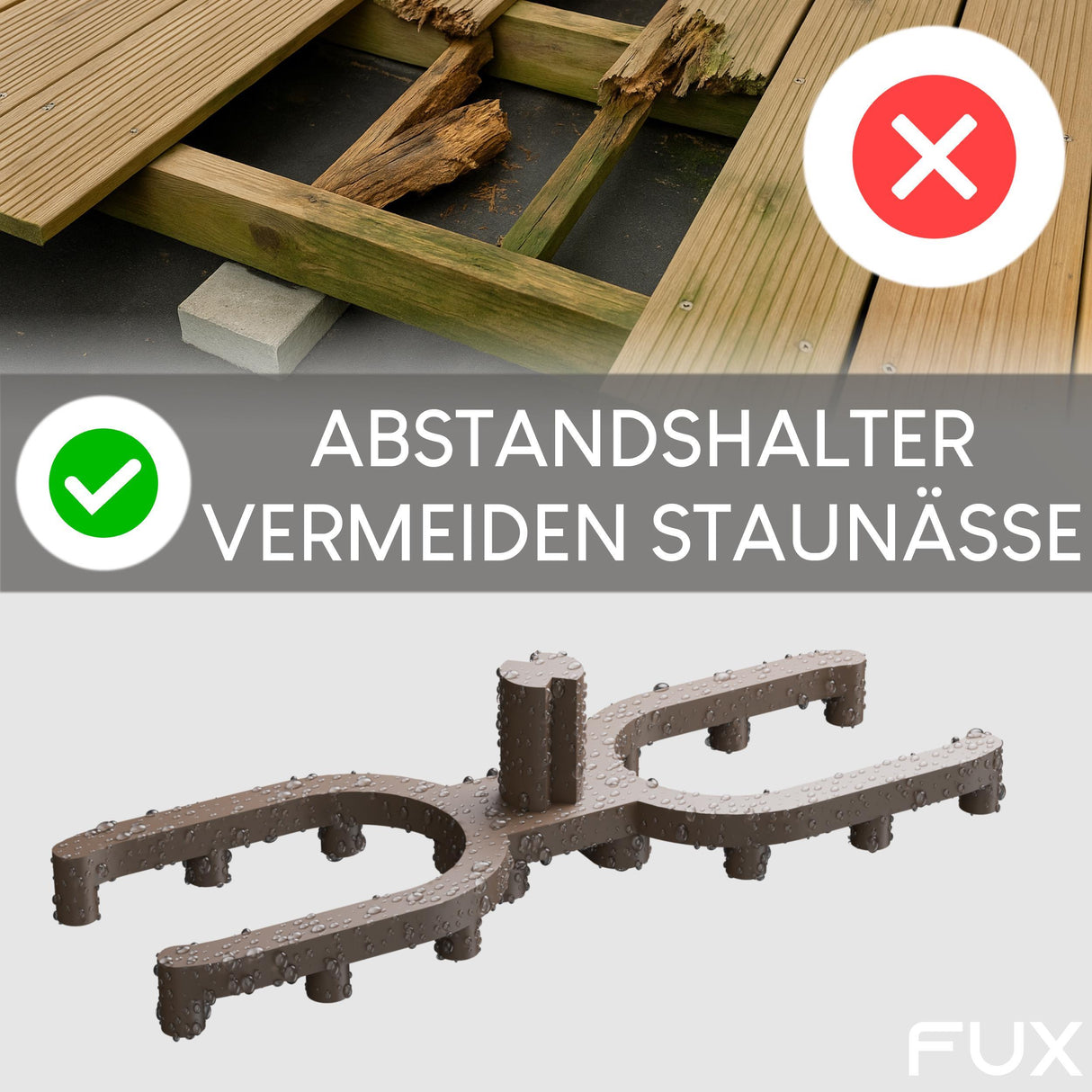Abstandshalter Terrassendielen TAH