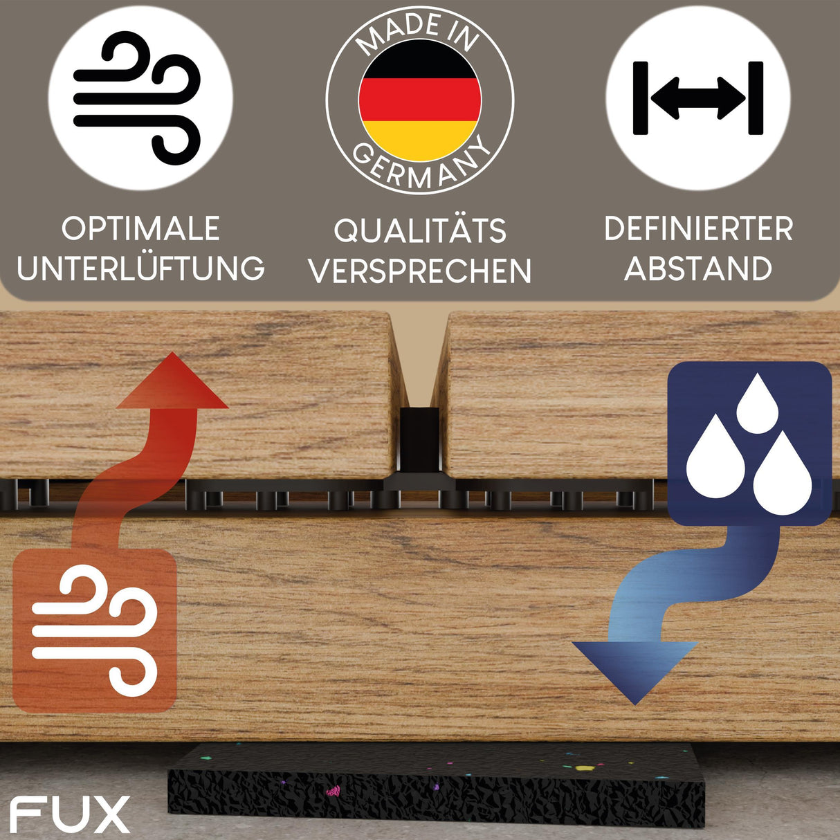 Abstandshalter Terrassendielen TAH