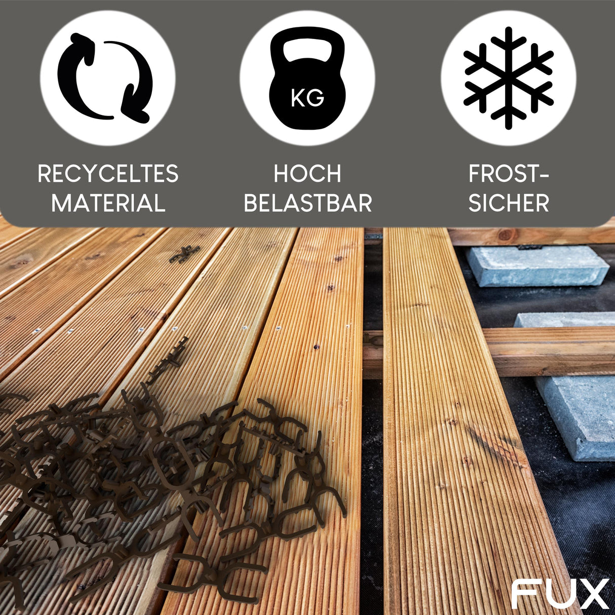 Abstandshalter Terrassendielen TAH