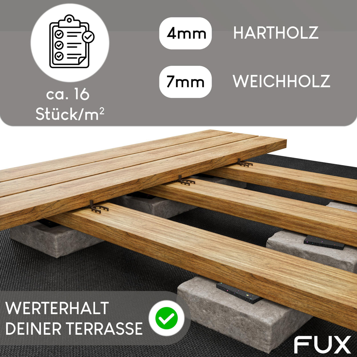 Abstandshalter Terrassendielen TAH