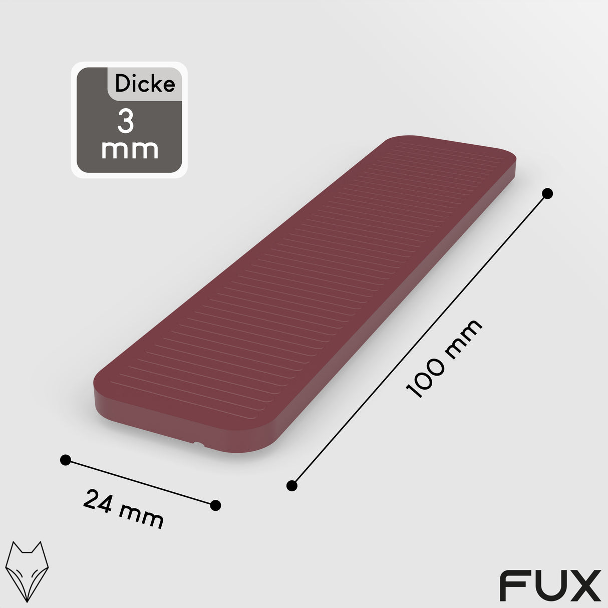 Verglasungsklotz VKL 100x24mm