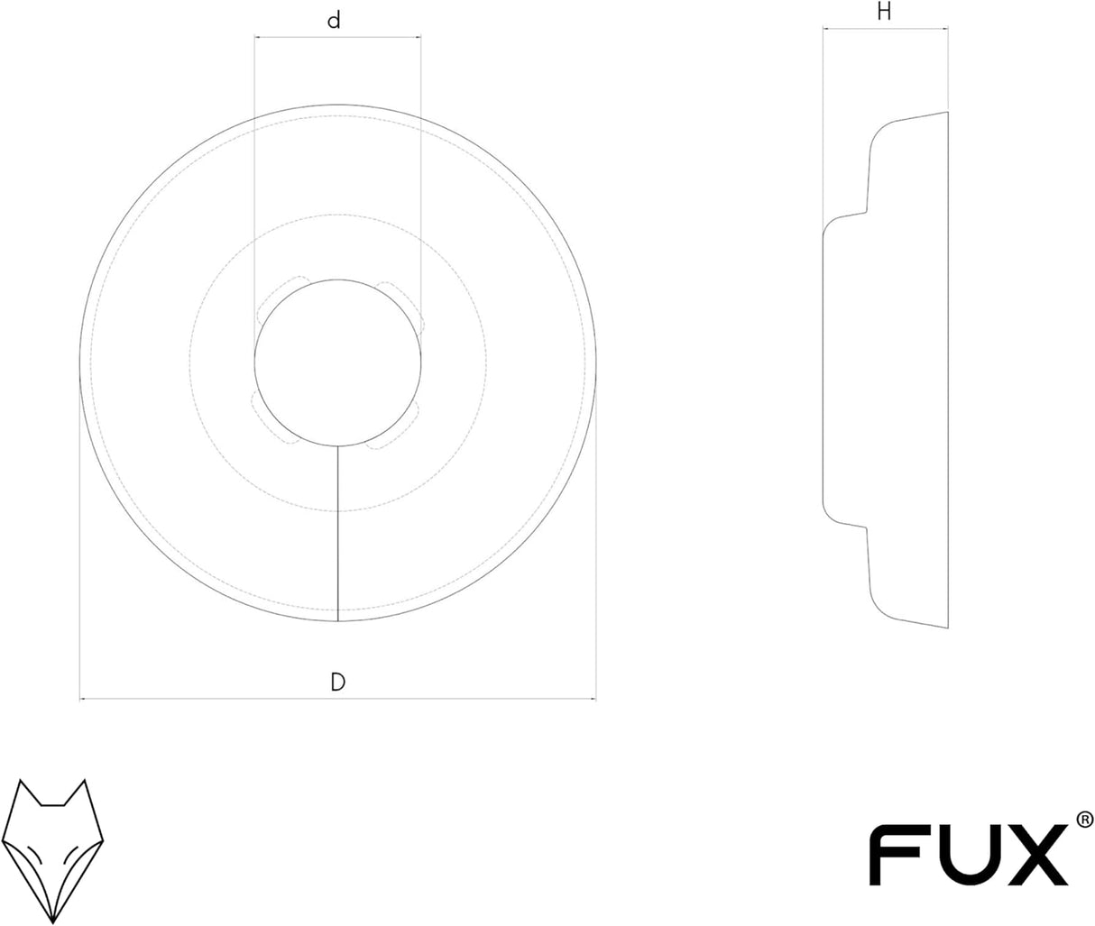 Dekorrosette FXT