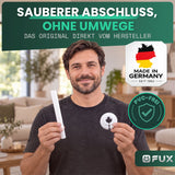 Einzelrosette FX Set mit Rohrverkleidung