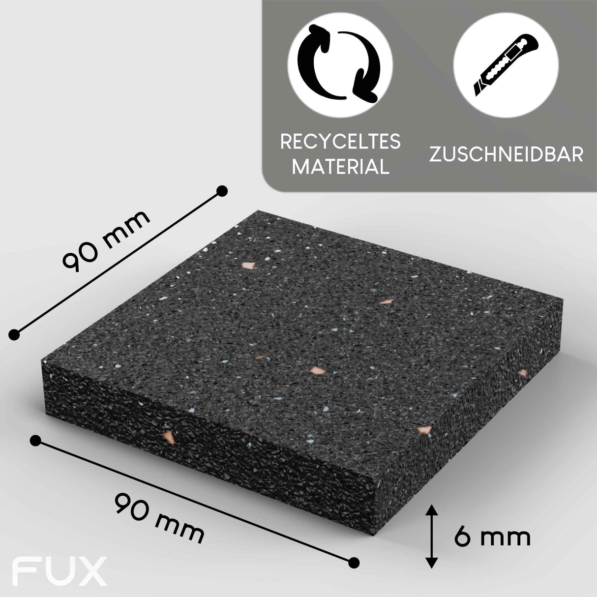 Terrassenpad 90x90mm