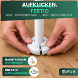 Einzelrosette FX Set mit Rohrverkleidung