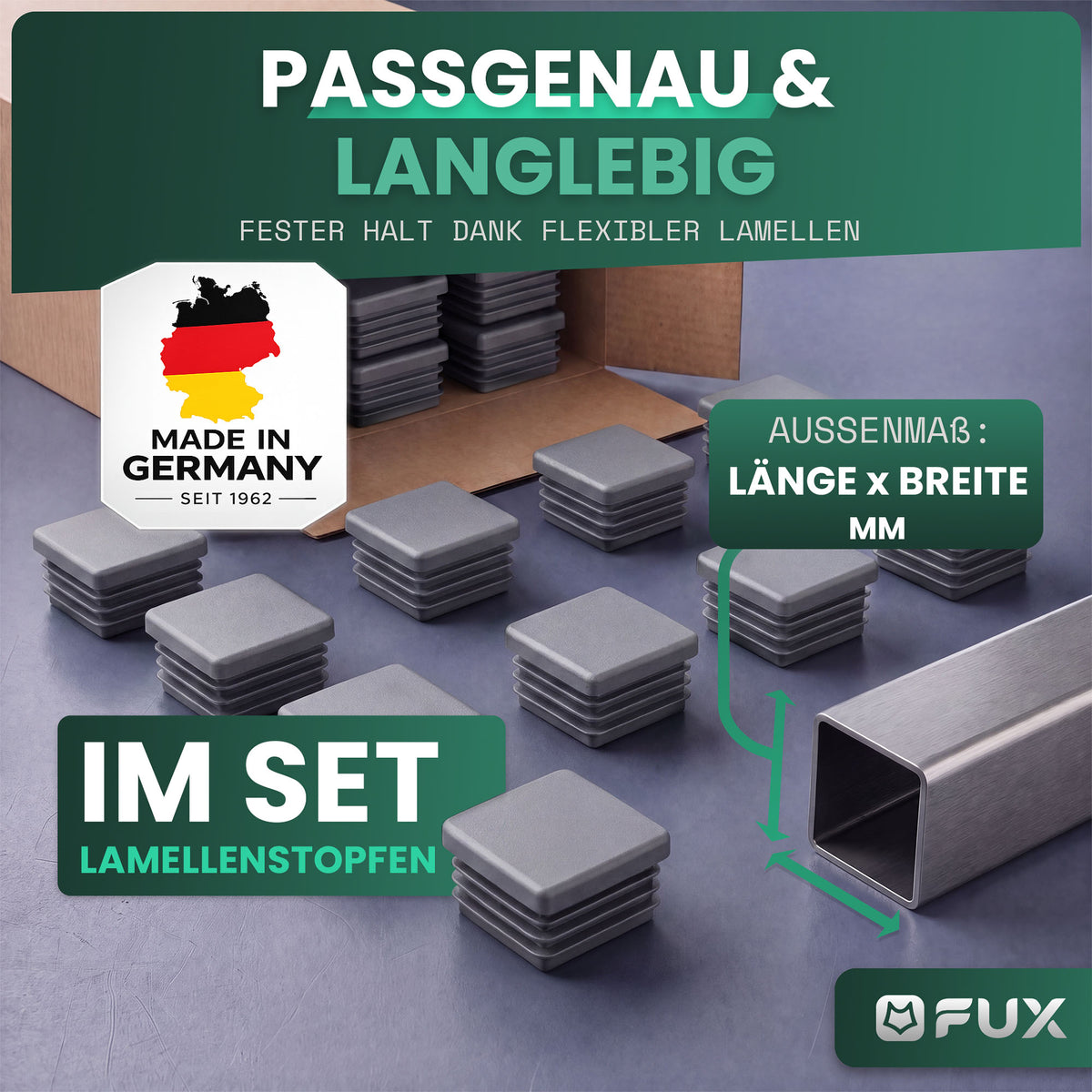 Rohrstopfen Grau TV