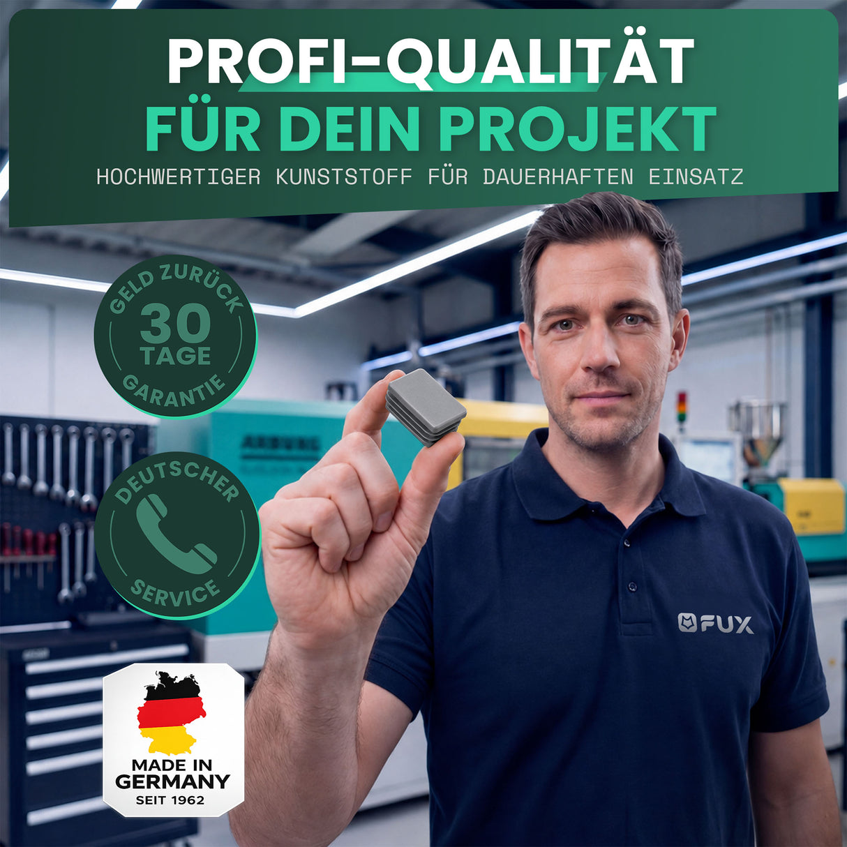 Rohrstopfen Grau TR