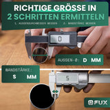 Rohrstopfen Schwarz GL