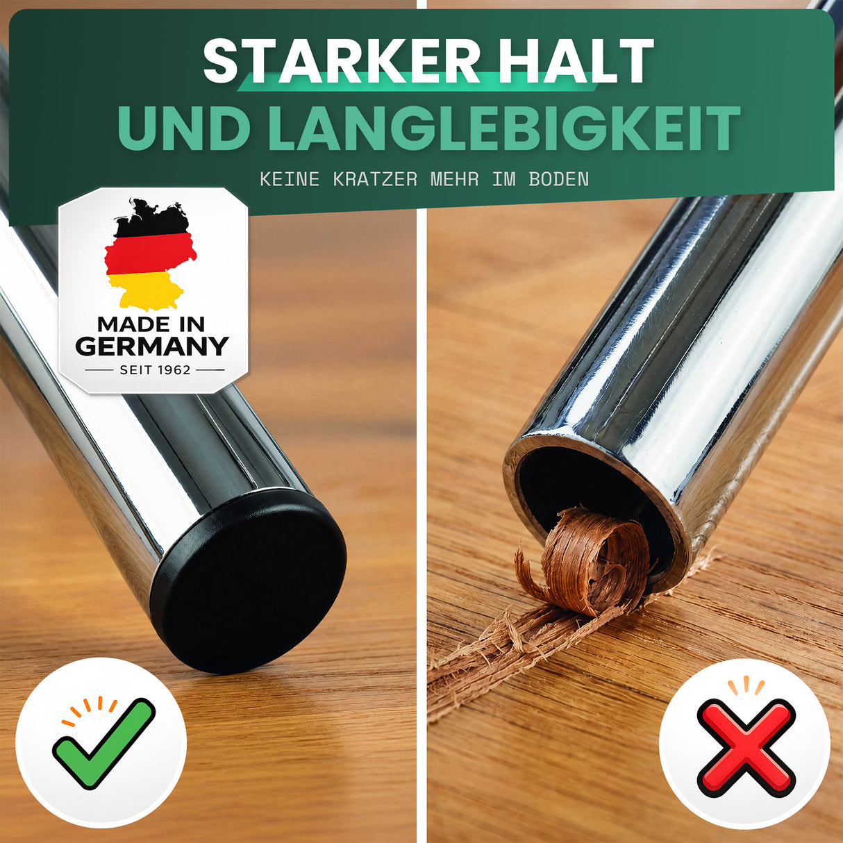 Rohrstopfen Schwarz GL