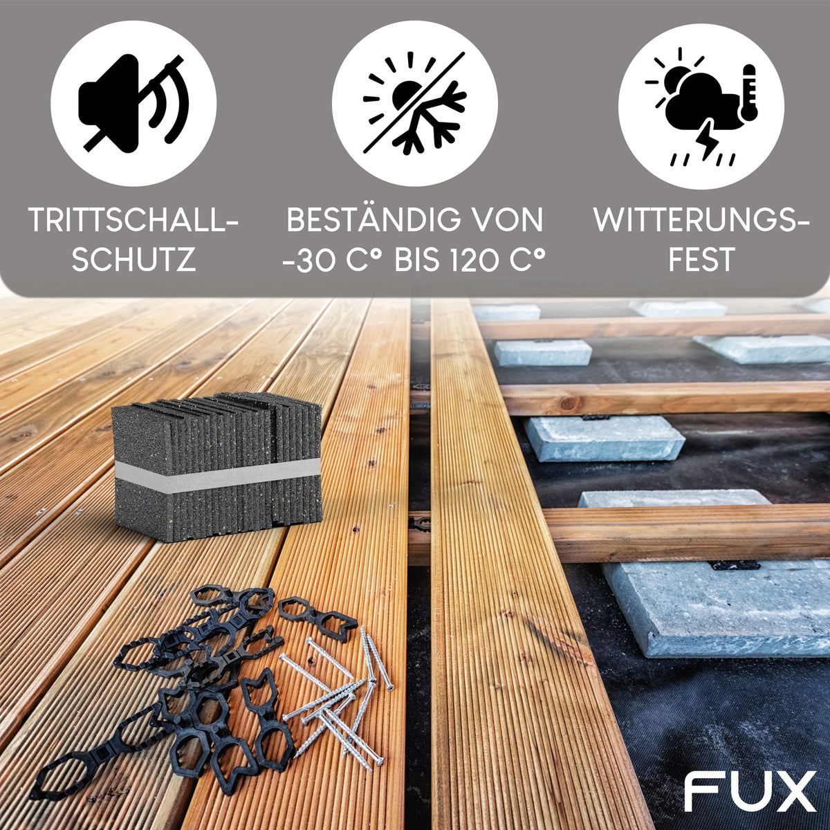 Terrassenpad 90x90mm